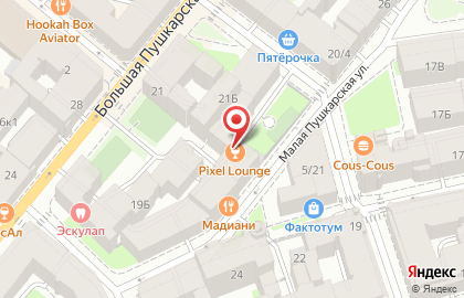 Магазин обуви, одежды и формы НАТО Гвардия на Большой Пушкарской улице на карте
