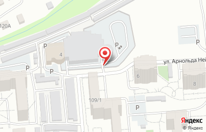 Автостоянка в Омске на карте