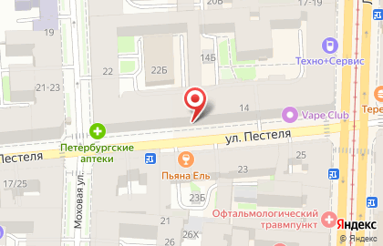 Магазин текстиля Мир ТекСтиля НовНаТекс в Центральном районе на карте