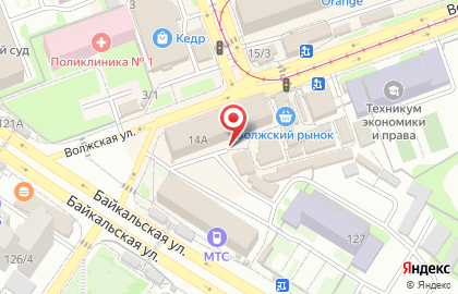 Иркутский Ломбард 999 на Волжской улице на карте