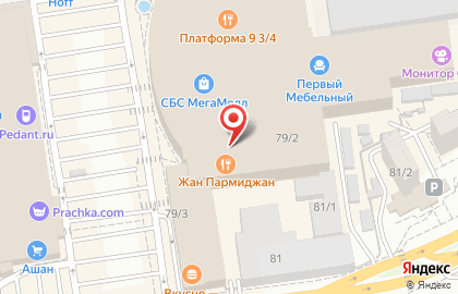 Магазин игрушек Toy.ru в ТРЦ Мегамолл на карте