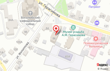 Отель Gerasimov на карте