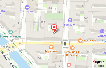 Гамарджоба на проспекте Римского-Корсакова на карте