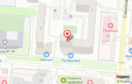Сеть супермаркетов Ижтрейдинг на Совхозной улице на карте