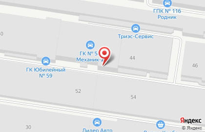 Гаражный кооператив Механик-2 №58 на карте