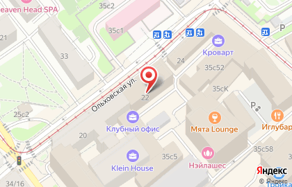 МАСТЕР на Ольховской улице на карте
