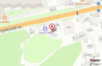 4 колеса на Батумском шоссе на карте