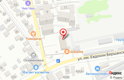 Строительная компания Мегастрой в Карасунском районе на карте
