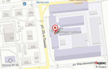 ОНИИП Омский научно-исследовательский институт приборостроения на карте