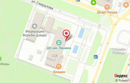 Дворец культуры им. В.И. Ленина в Йошкар-Оле на карте