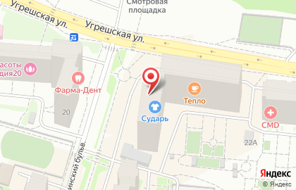Клиника Новых Технологий Медицины на Угрешской улице на карте
