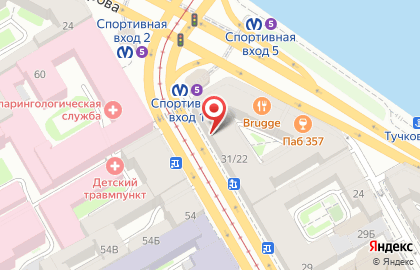 Пиццерия Quattro Pizza в Василеостровском районе на карте