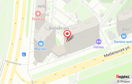 Универсам Манго в Приморском районе на карте