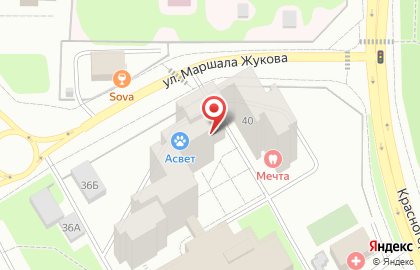 Продуктовый магазин Магистраль на карте