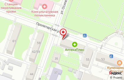 Домик продуктов на Пролетарской улице на карте