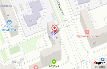 Парикмахерская Ариана на улице Виктора Сажинова на карте