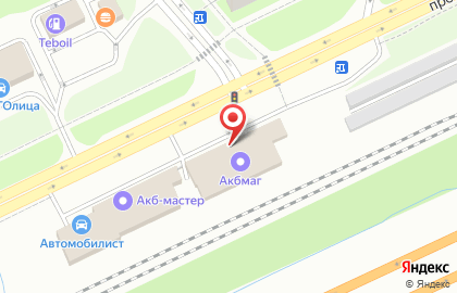 Компания по утилизации аккумуляторов Аккумлом на проспекте Народного Ополчения на карте