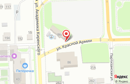 Автосервис Скат на улице Академика Киренского на карте