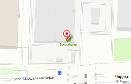 Фармацевтическая компания SOLOPHARM на Индустриальном проспекте на карте