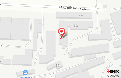 Автосервис Turbo на Маслобазовой улице на карте