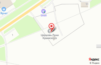 Храм Луки Войно-Ясенецкого на карте