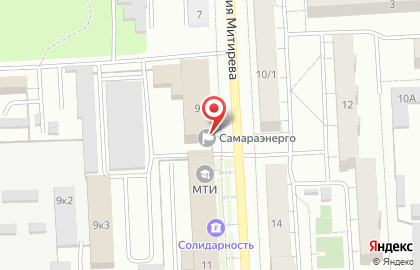 Самараэнерго в Самаре на карте