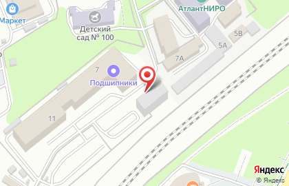 Автосервис в Калининграде на карте