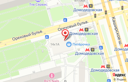 Циклевка пола под ключ в Южном Орехово-Борисово на карте