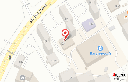 Салон Русь Оптика на улице Ватутина на карте