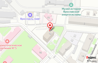 Банкомат АКБ Югра, филиал в г. Ярославле в Ленинском районе на карте