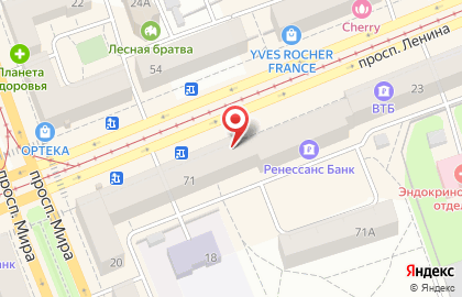 Торгово-сервисный центр Курсор на проспекте Ленина на карте