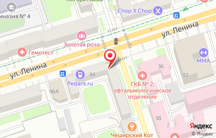 Киоск по продаже фруктов и овощей в Дзержинском районе на карте