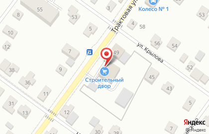 Магазин строительно-отделочных материалов Строительный двор в Свердловском районе на карте
