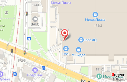 Супермаркет цифровой и бытовой техники DNS на улице Стасова на карте
