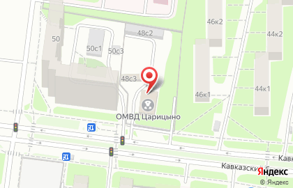 Отдел МВД России по району Царицыно г. Москвы на карте