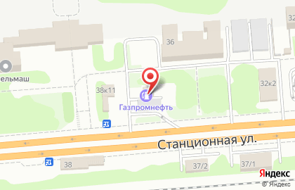 Газпромнефть в Новосибирске на карте