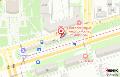 Продуктовый магазин Азбука вкуса в Металлургическом районе на карте