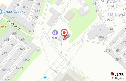 АЗС №1 в Сосновоборске на карте