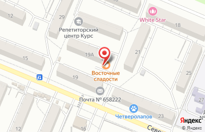Магазин Восточные сладости на Северной улице на карте