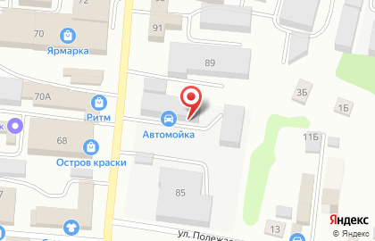 Магазин пиломатериалов на Рабочей улице на карте