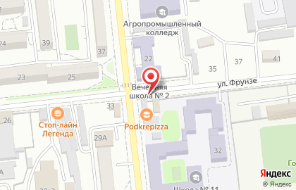 Автокафе PodkrePizza на улице Горького на карте