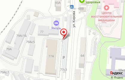Автостоянка Леэя на карте
