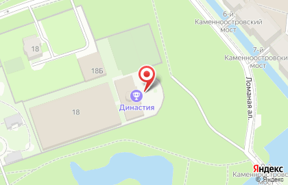 Теннисный клуб Династия на Театральной площади на карте
