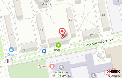 Служба заказа товаров аптечного ассортимента Аптека.ру на Академической улице на карте