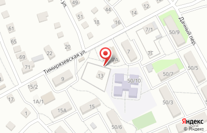 Дар на Тимирязевской улице на карте