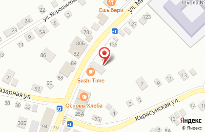 Автоцентр на улице Мира на карте