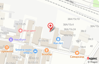 Производственная компания ГлавСтекло в Гжельском переулке на карте