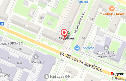 Салон красоты RED в Бежицком районе на карте