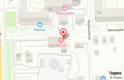 Художественная студия Этюд на Милицейской улице на карте