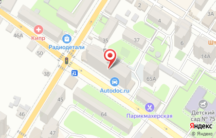 Бегемотик на улице Максима Горького на карте